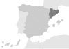 Испания. Карта Каталонии. Северо-Восток Испании